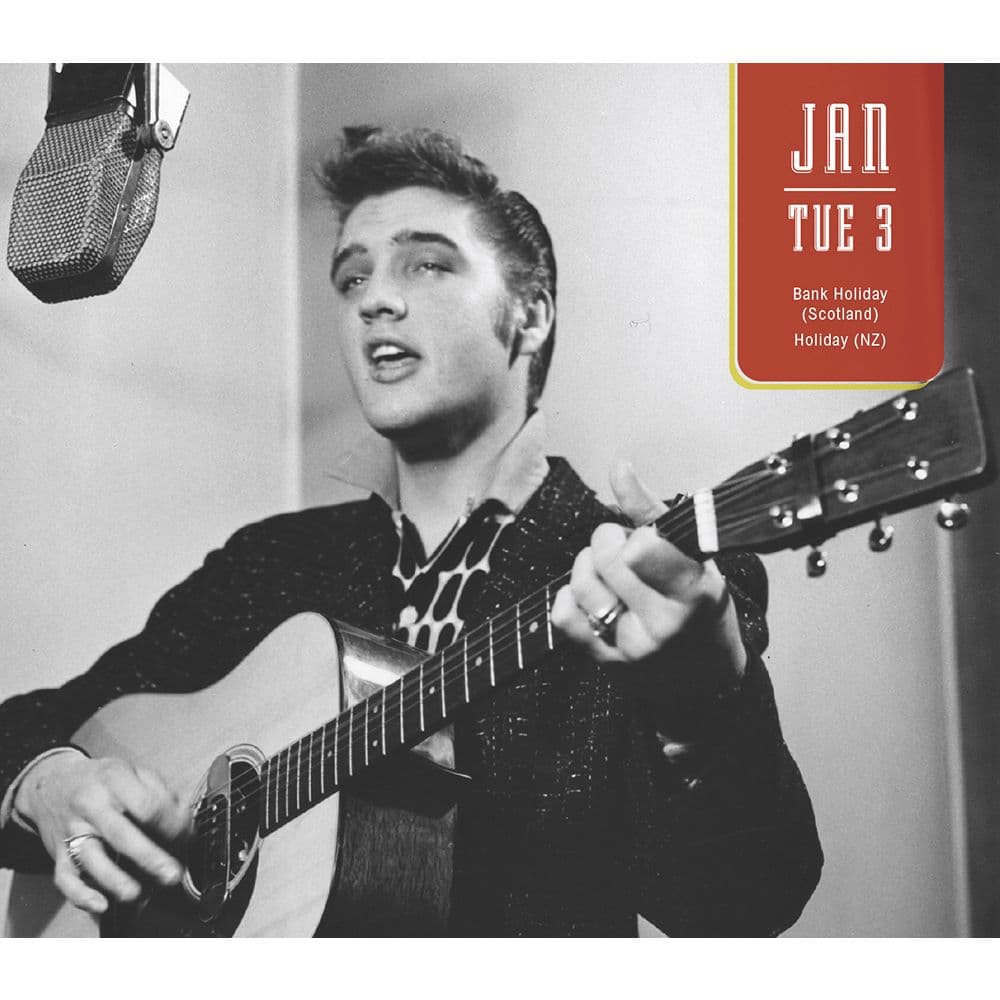 Elvis Presley 2023 Daily Box Calendar Calendars
