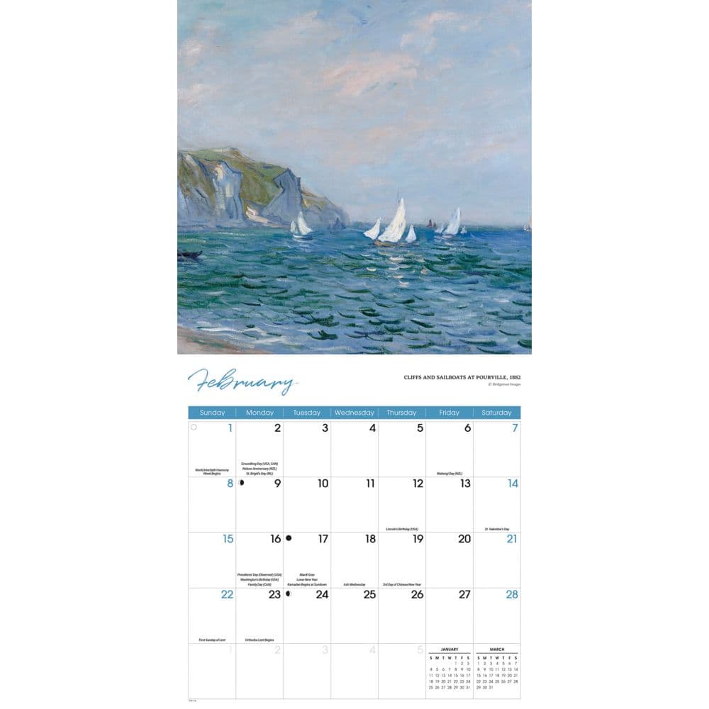 Monet 2026 Wall Calendar Second Alternate Image