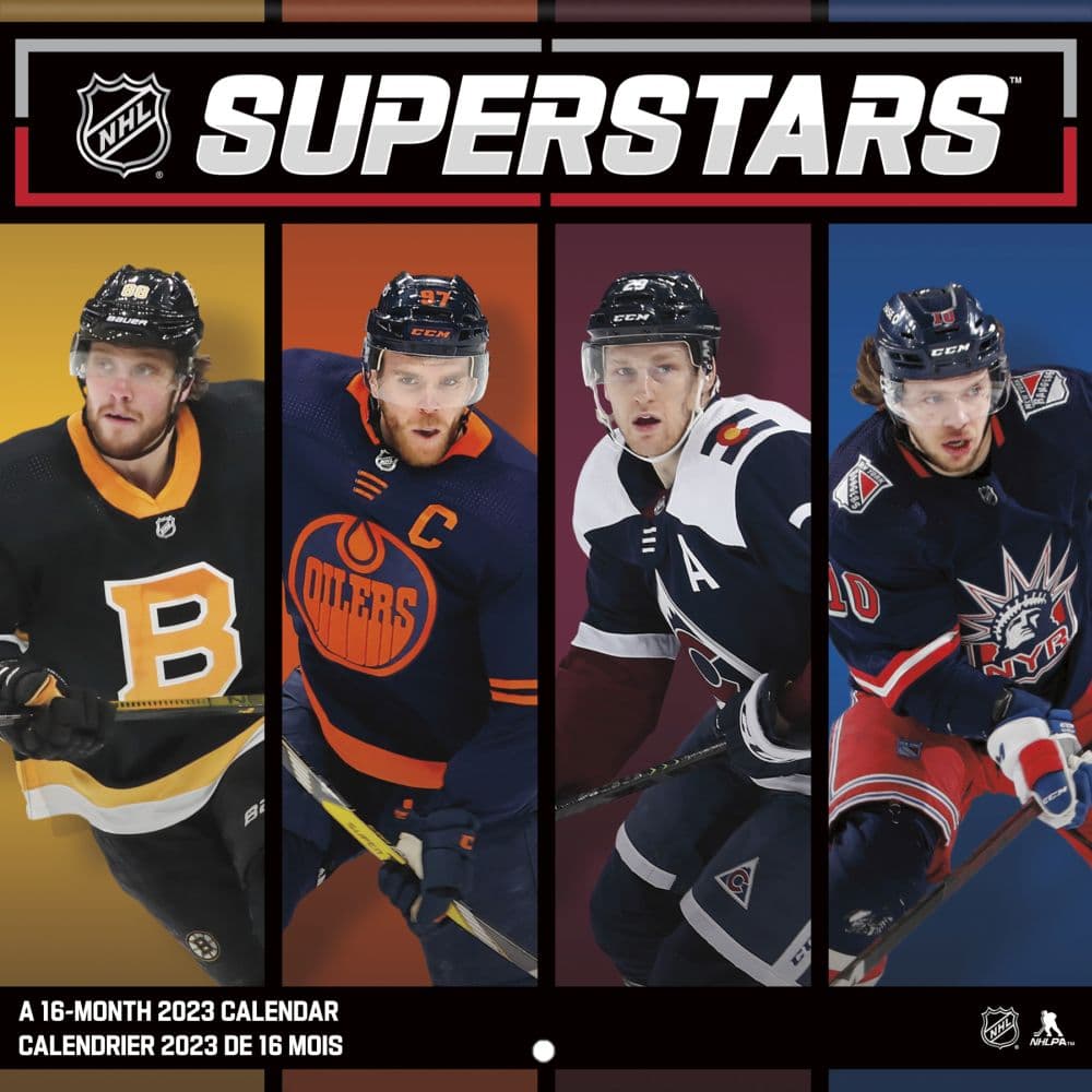 Trends International NHL Superstars 2023 Wall Calendar