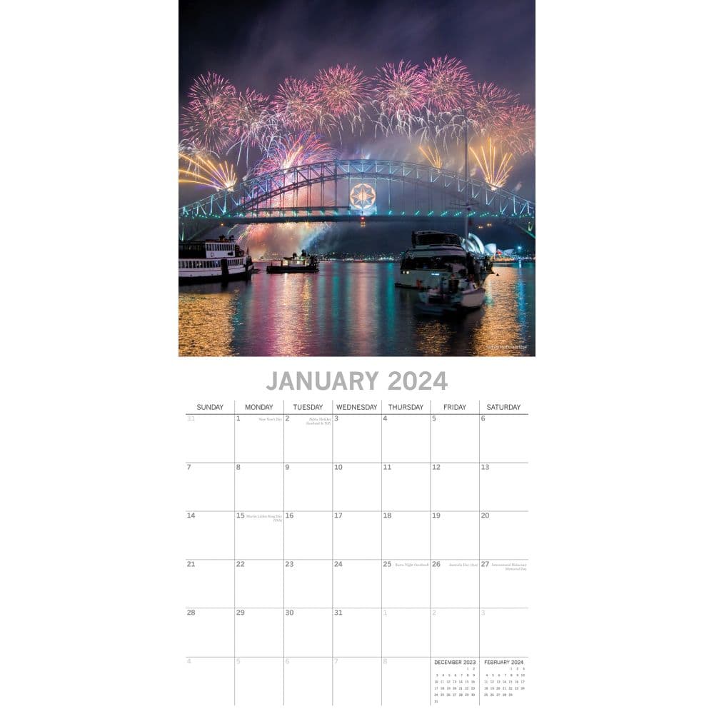 Sydney 2024 Wall Calendar