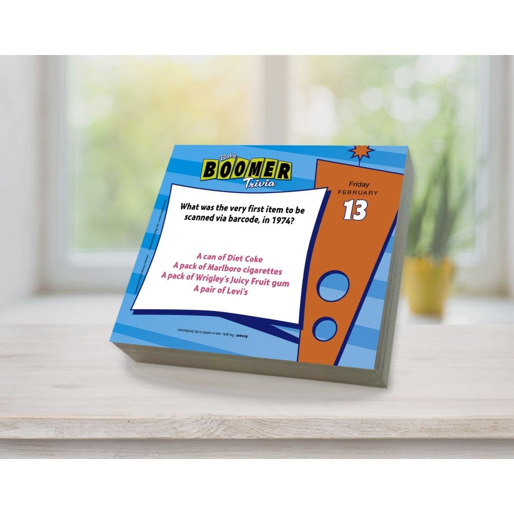 Baby Boomer Trivia 2026 Desk Calendar Fourth Alternate Image