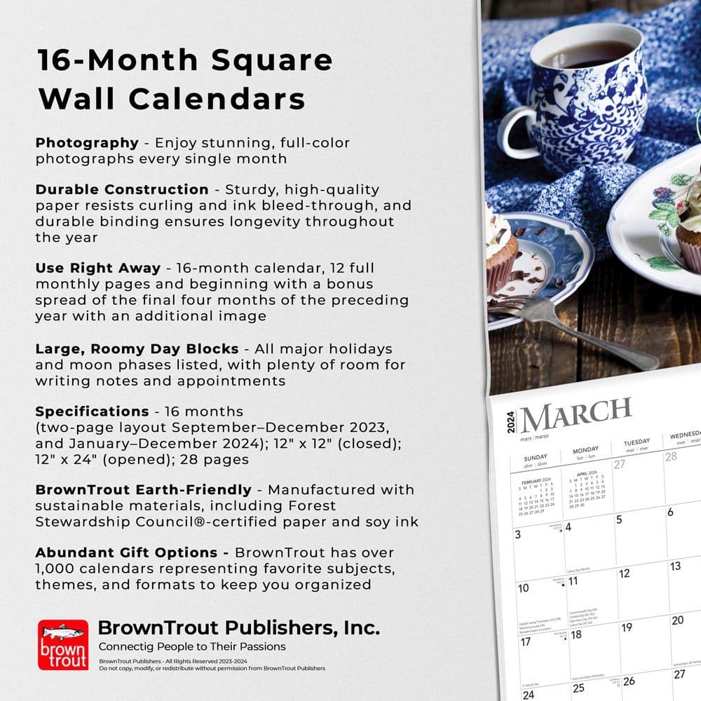 Kitchen 2024 Wall Calendar Alternate Image 4