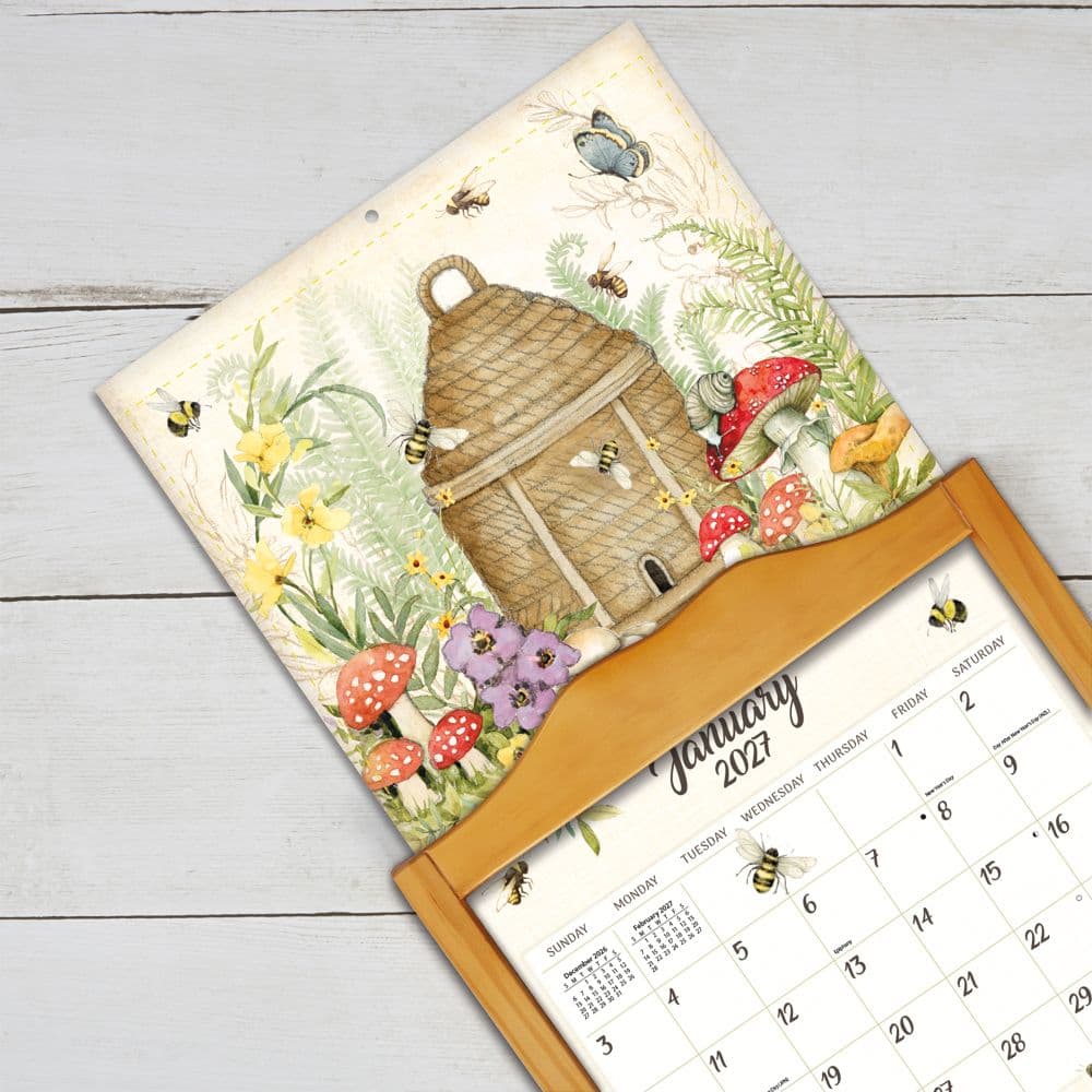 Bees In Bloom 2027 Wall Calendar Fifth Alternate Image