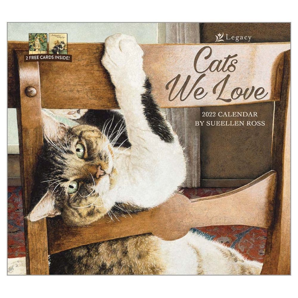 Cats We Love 2022 Wall Calendar