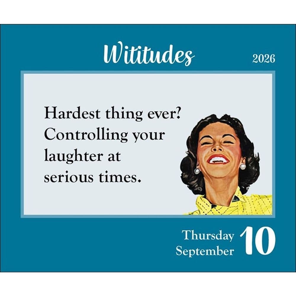 Wititudes 2026 Desk Calendar Second Alternate Image