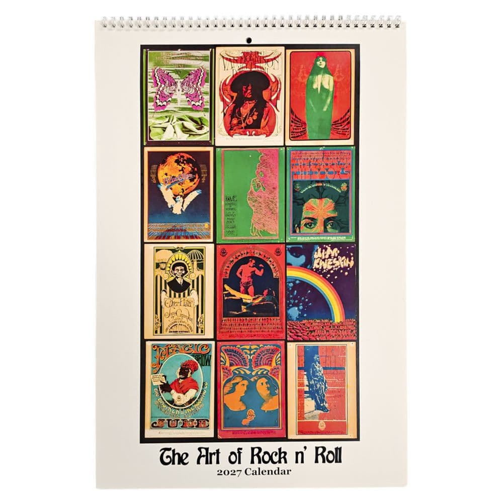 image Art of Rock and Roll 2027 Wall Calendar Main Product Image