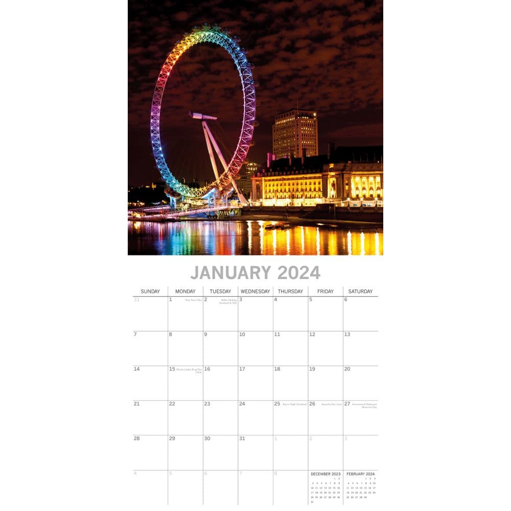 Rainbows 2024 Wall Calendar