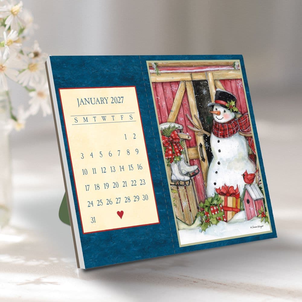 Heart and Home Postcard 2027 Desk Calendar by Susan Winget Fifth Alternate Image