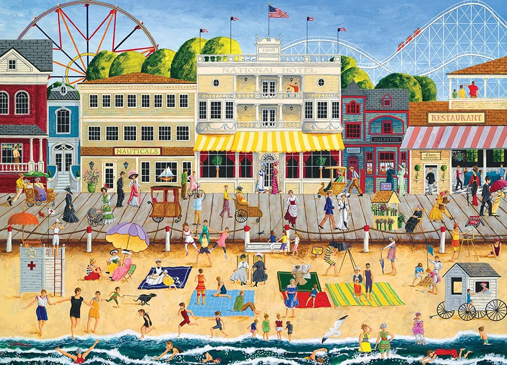 Hometown Gallery - On The Boardwalk 1000 Piece Puzzle Alternate Image 1