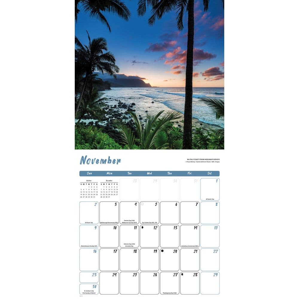 Hawaii 2025 Wall Calendar - Calendars.com