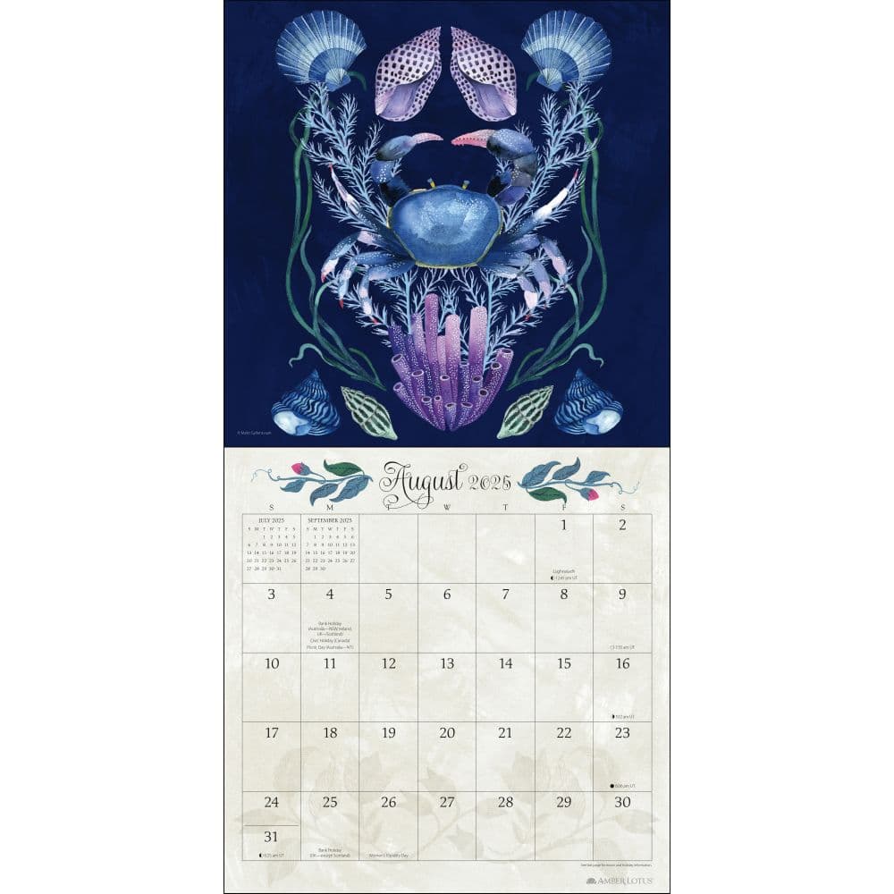 Flora and Fauna 2025 Wall Calendar Third  Alternate Image