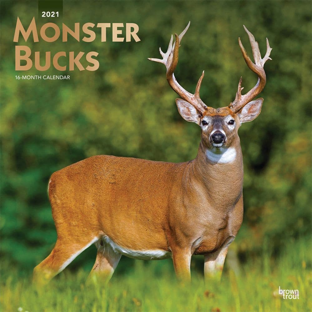 Monster Bucks 2021 Wall Calendar