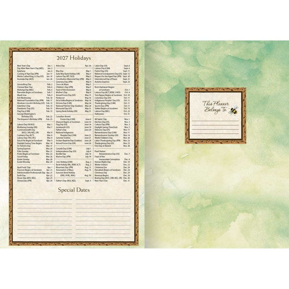 Bountiful Blessings 2027 Monthly Pocket Planner by Susan Winget First Alternate Image