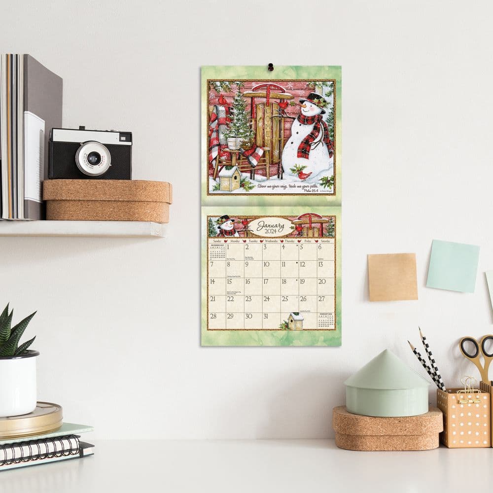 Bountiful Blessings 2024 Mini Wall Calendar - Calendars.com