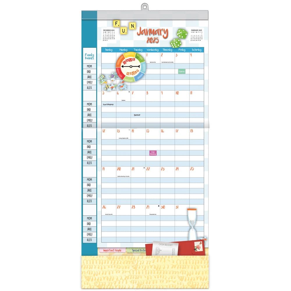 Family by Paula Joerling 2025 Plan It Wall Calendar Second Alternate Image width="1000" height="1000"