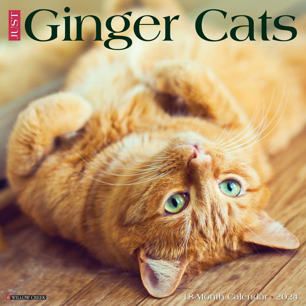 Ginger Cats 2025 Wall Calendar