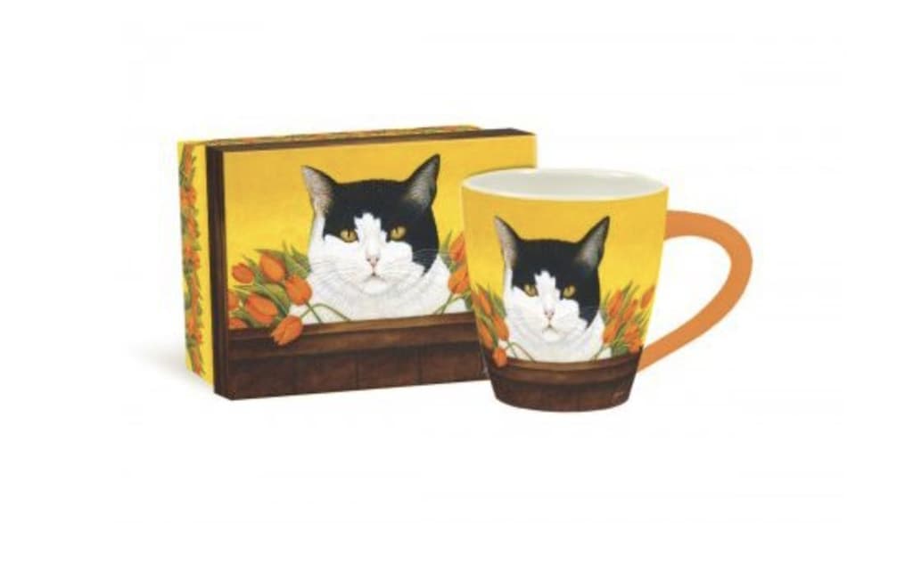 Mr. Birkenseer Cafe Mug by Lowell Herrero Main Image