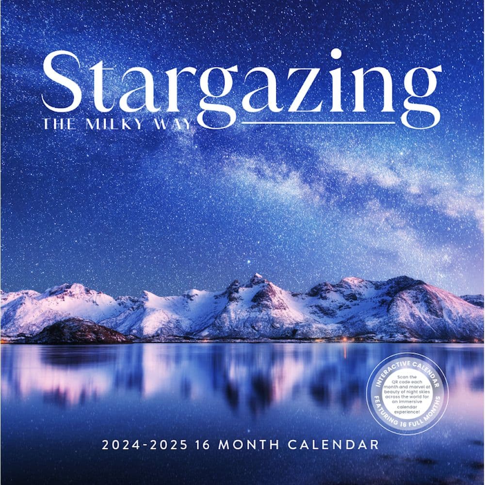 Stargazing The Milky Way 2025 Wall Calendar