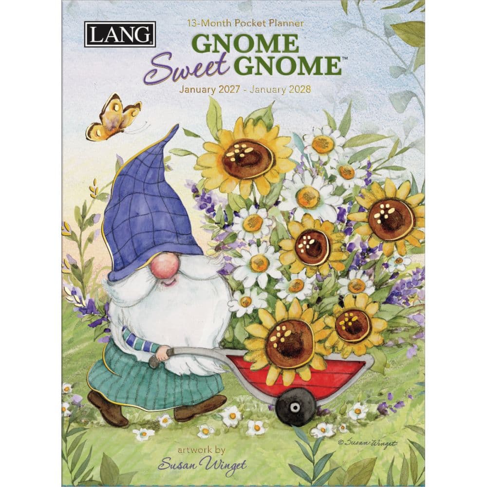 Gnome Sweet Gnome 2027 Planner by Susan Winget