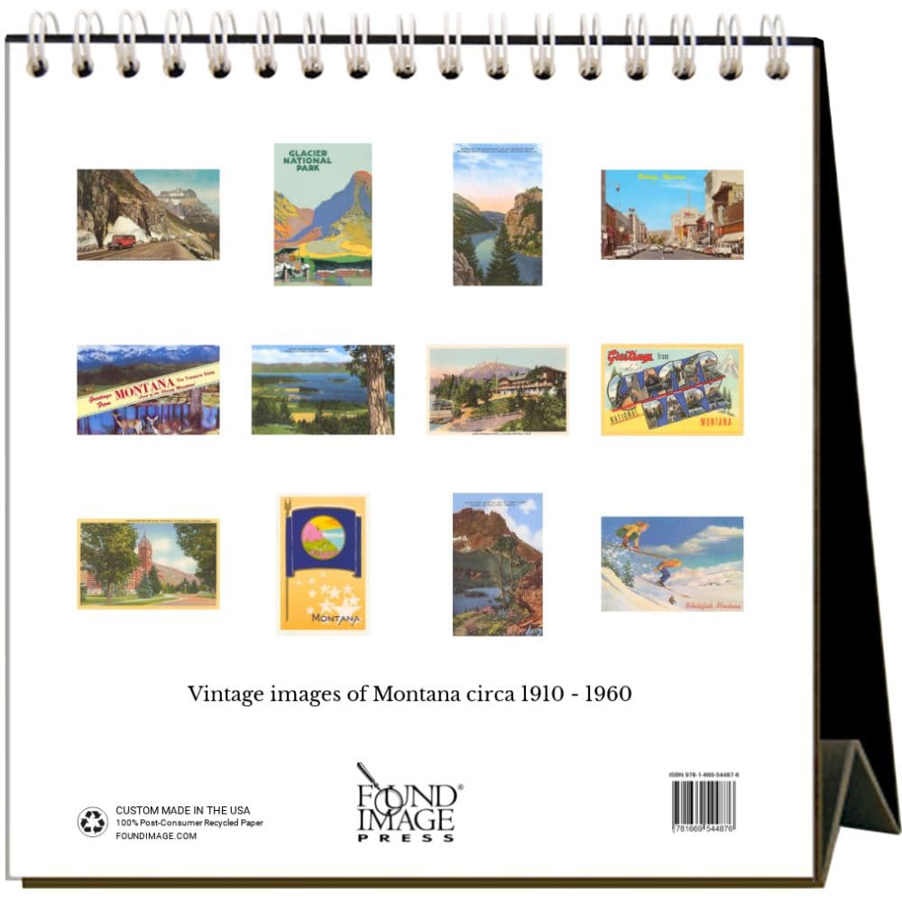 Nostalgic Montana 2025 Easel Desk Calendar First Alternate Image width="1000" height="1000"