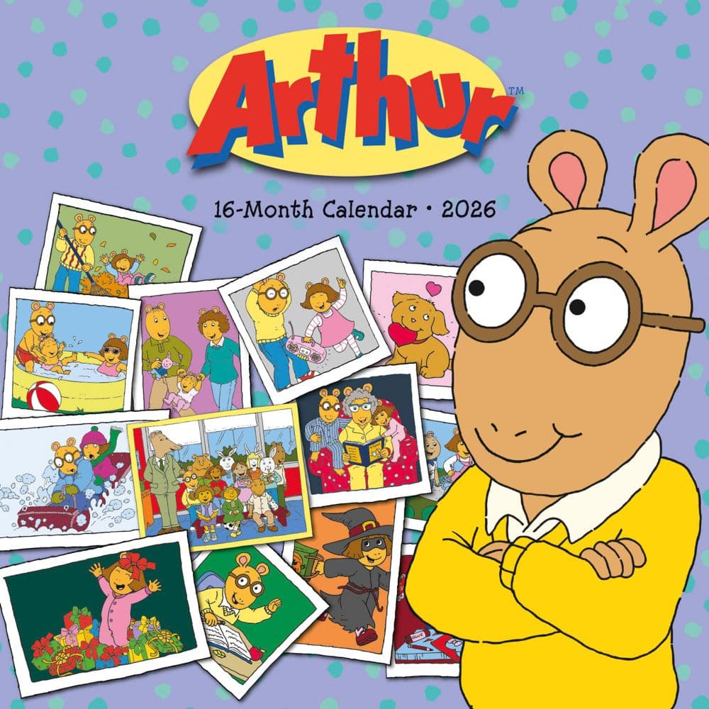 Arthur 2026 Mini Wall Calendar Main Image