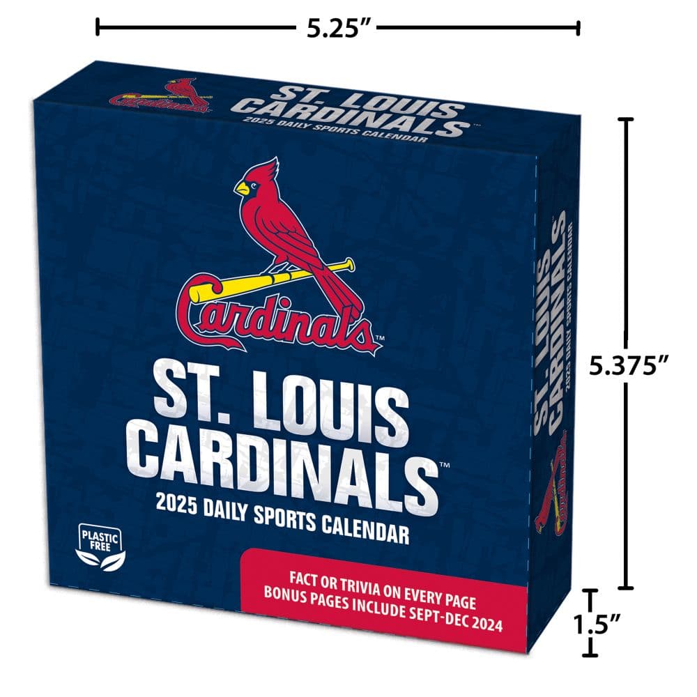 MLB St Louis Cardinals 2025 Desk Calendar Fifth Alternate Image