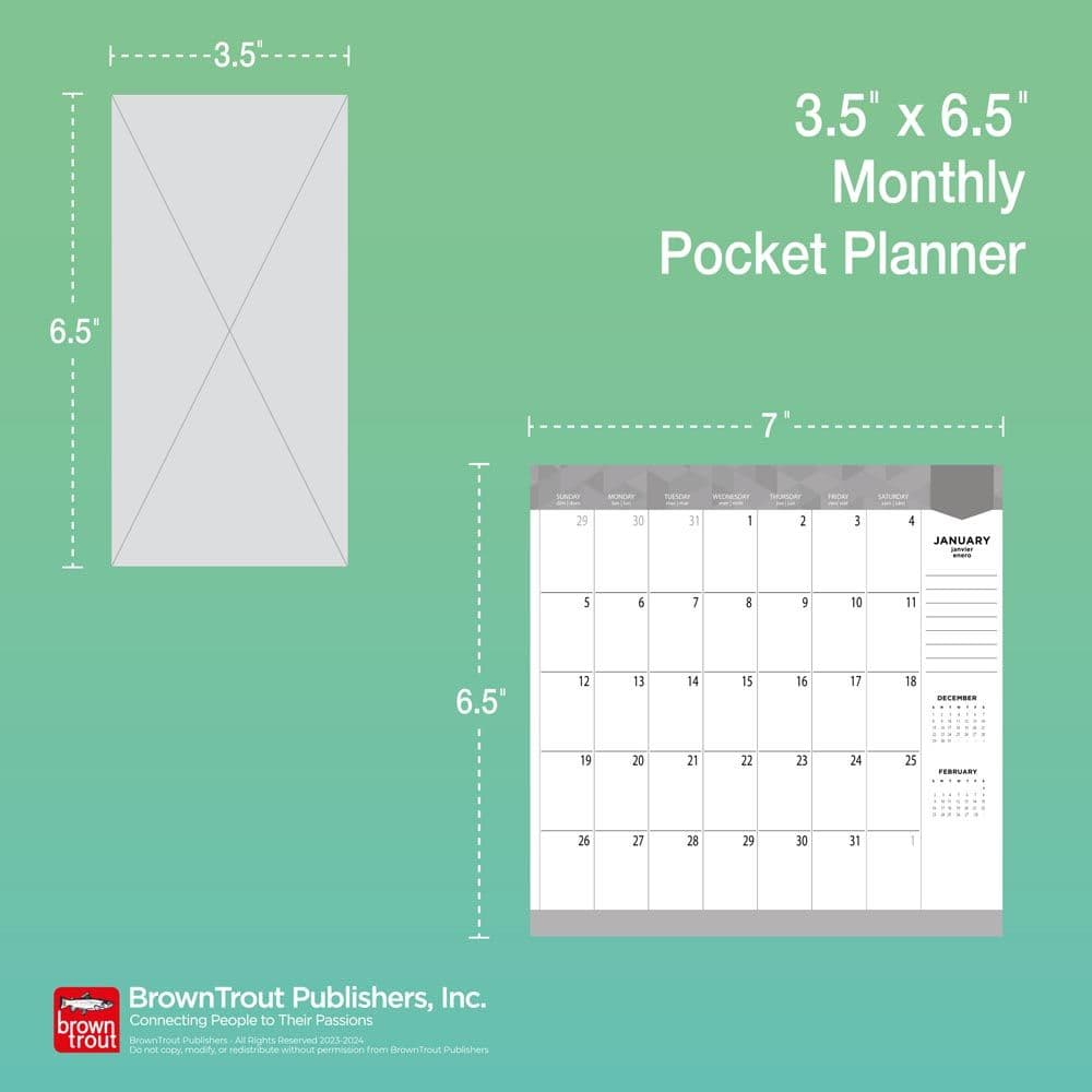 Ebony &amp; Ivory 2024 Pocket Planner Fifth Alternate Image width=&quot;1000&quot; height=&quot;1000&quot;
