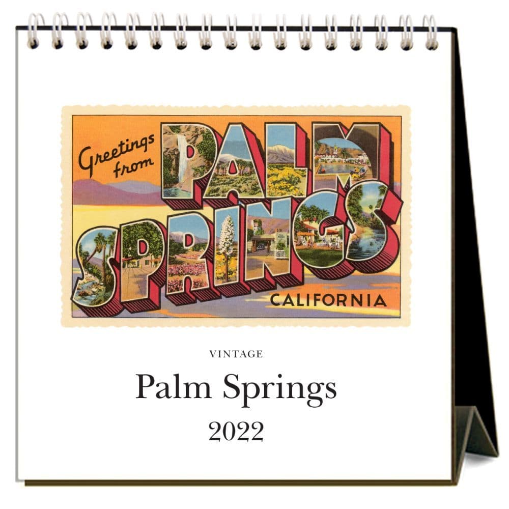 Palm Springs 2022 Desk Calendar
