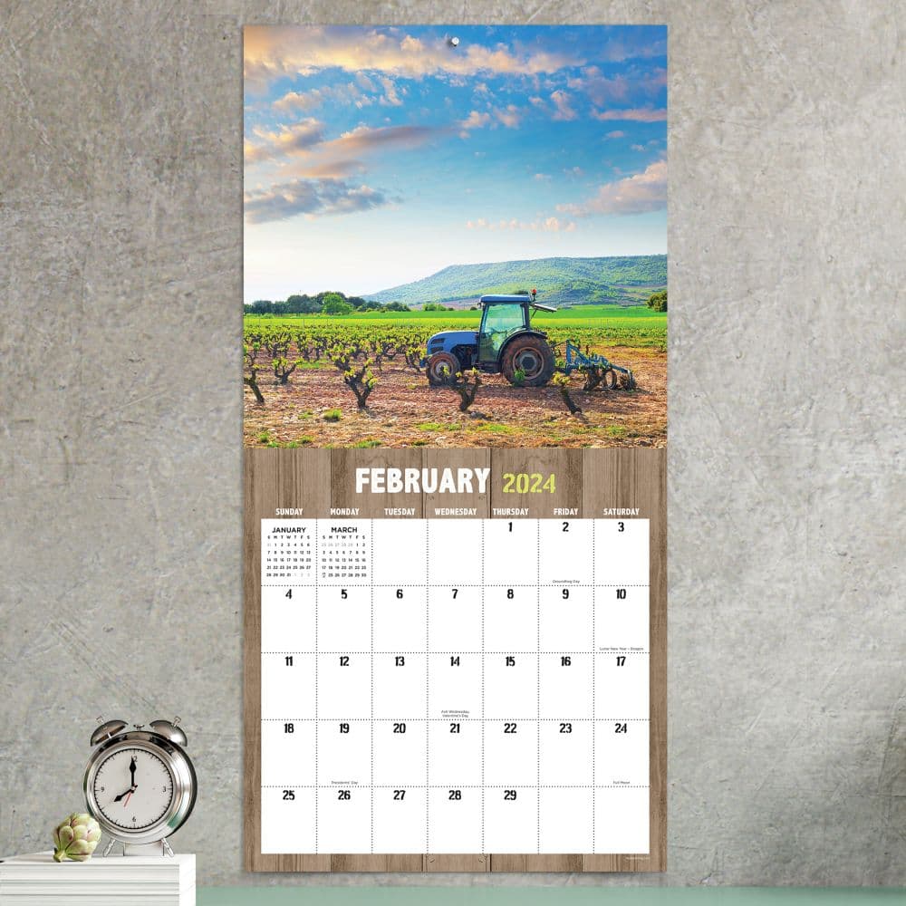 Tractors Vintage Farm 2024 Wall Calendar Third Alternate Image width=&quot;1000&quot; height=&quot;1000&quot;