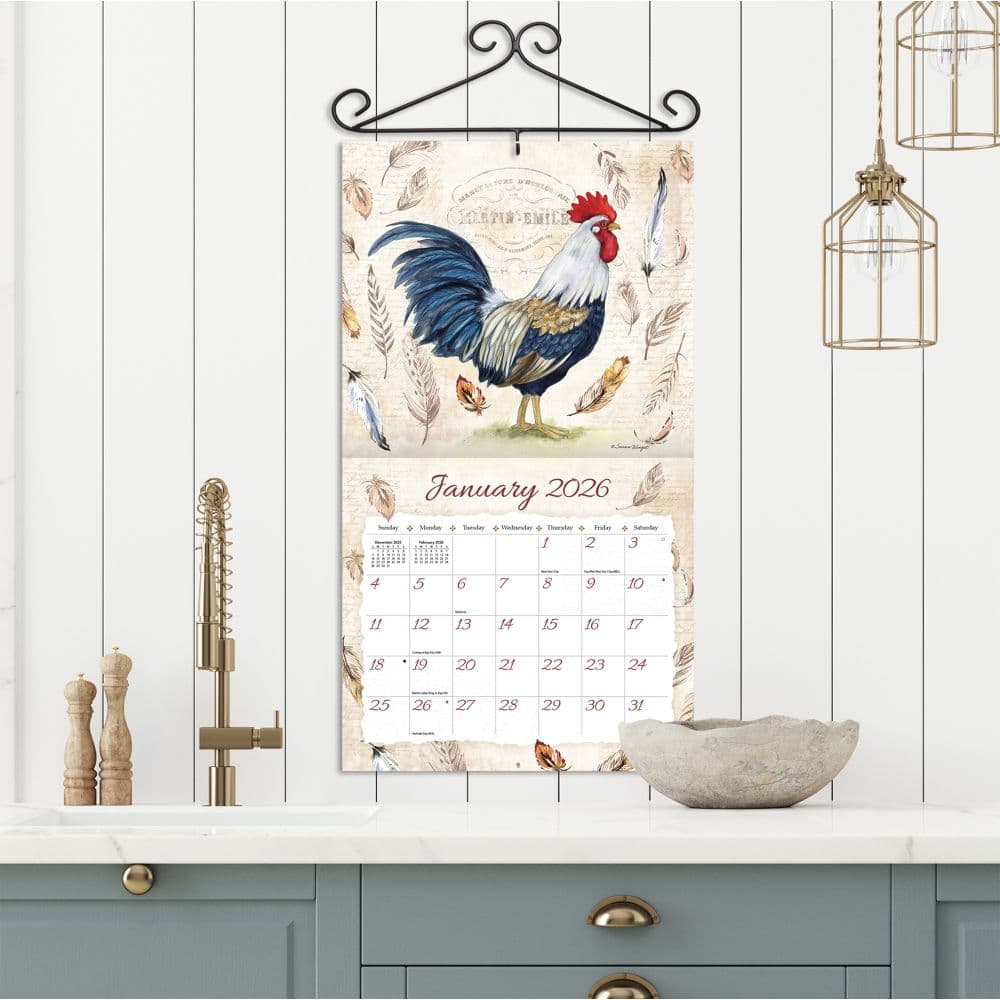 Proud Rooster 2026 Wall Calendar by Susan Winget_ALT5