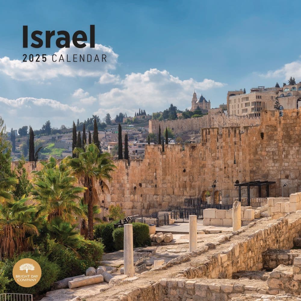 Israel 2025 Wall Calendar Main Image