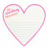 image Awesome Heart Die Cut Notepad Main Image