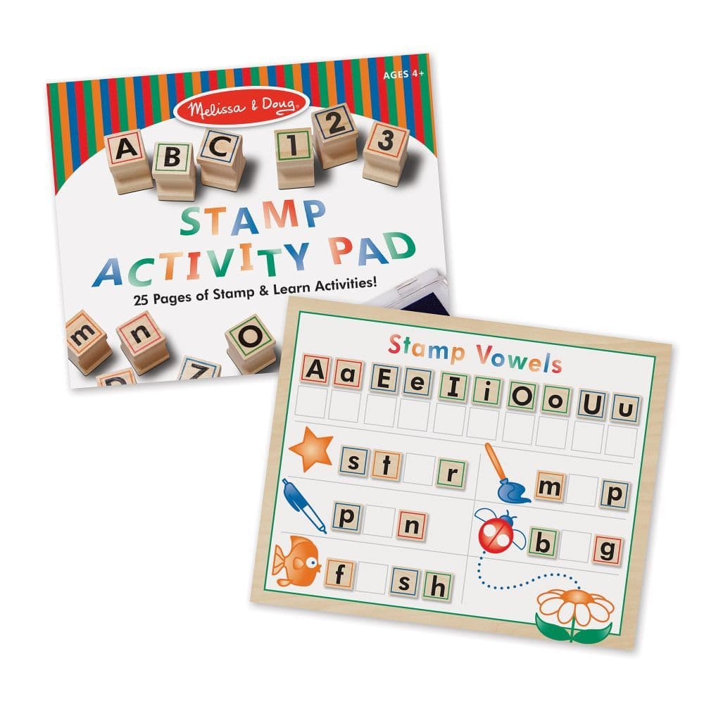 Wooden ABC Activity Stamp Set First Alternate Image