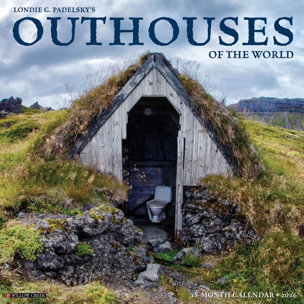 Outhouses 2026 Wall Calendar  Main Image