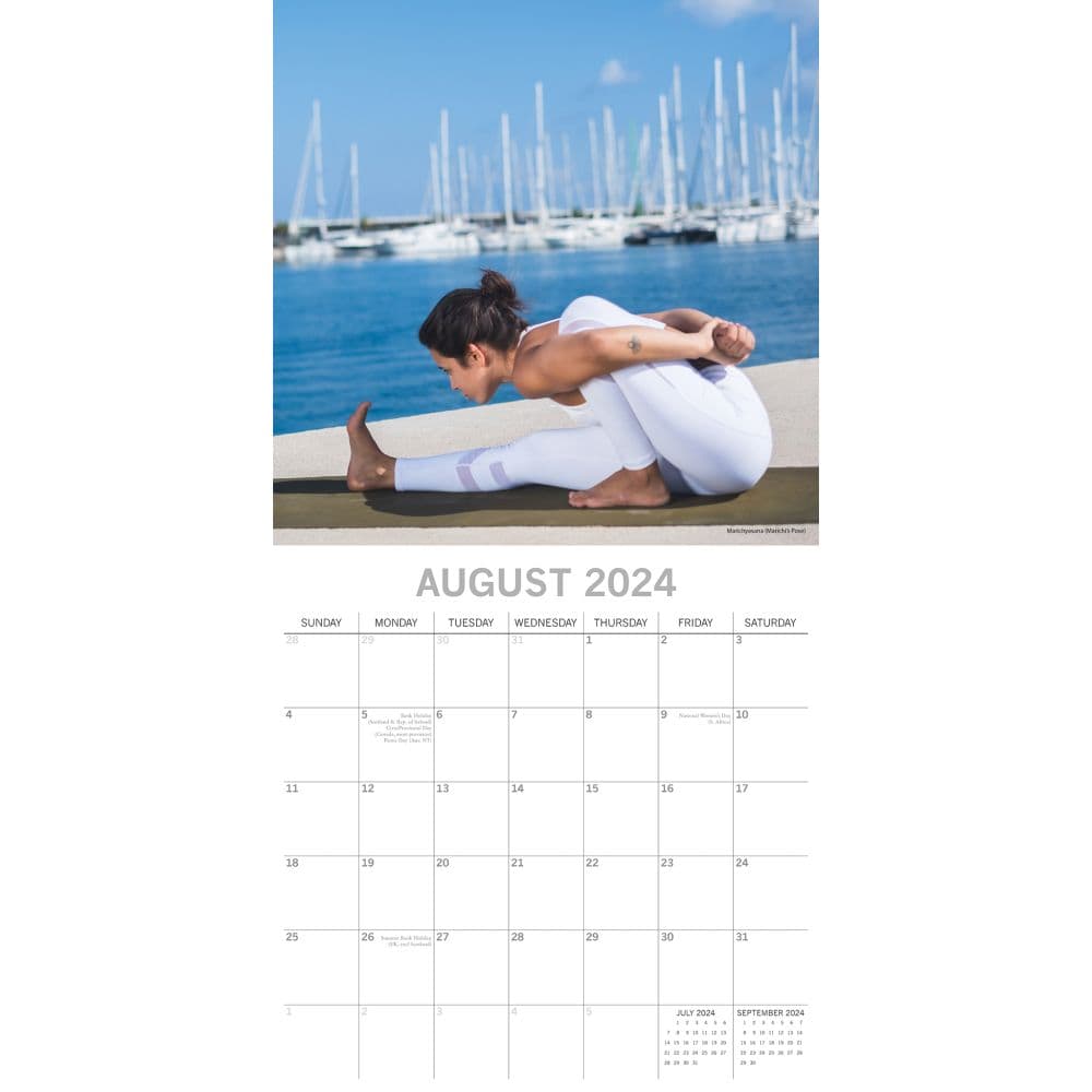 Yoga 2024 Wall Calendar