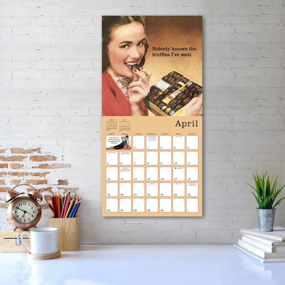 B Word 2026 Wall Calendar Fourth Alternate Image