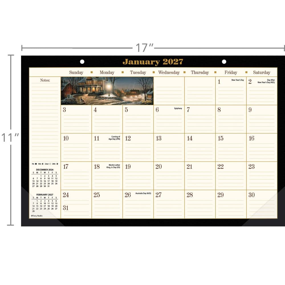 Terry Redlin 2027 Desk Pad Third Alternate Image