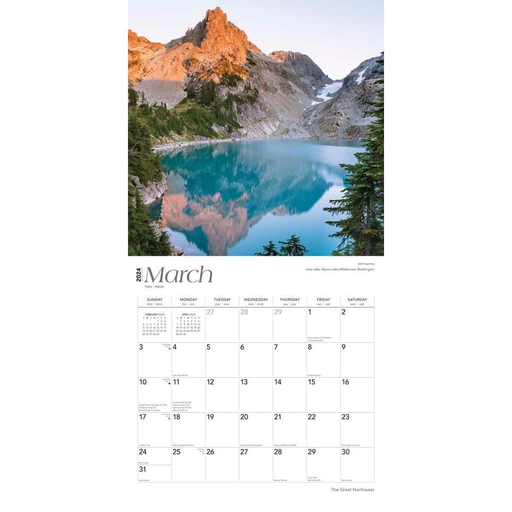 Great Northwest 2024 Wall Calendar