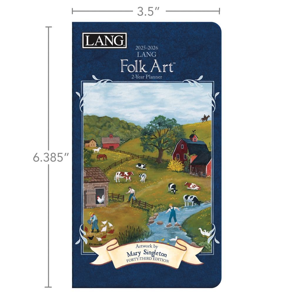 Lang Folk Art 2025 2 Year Pocket Planner by Mary Singleton_ALT4