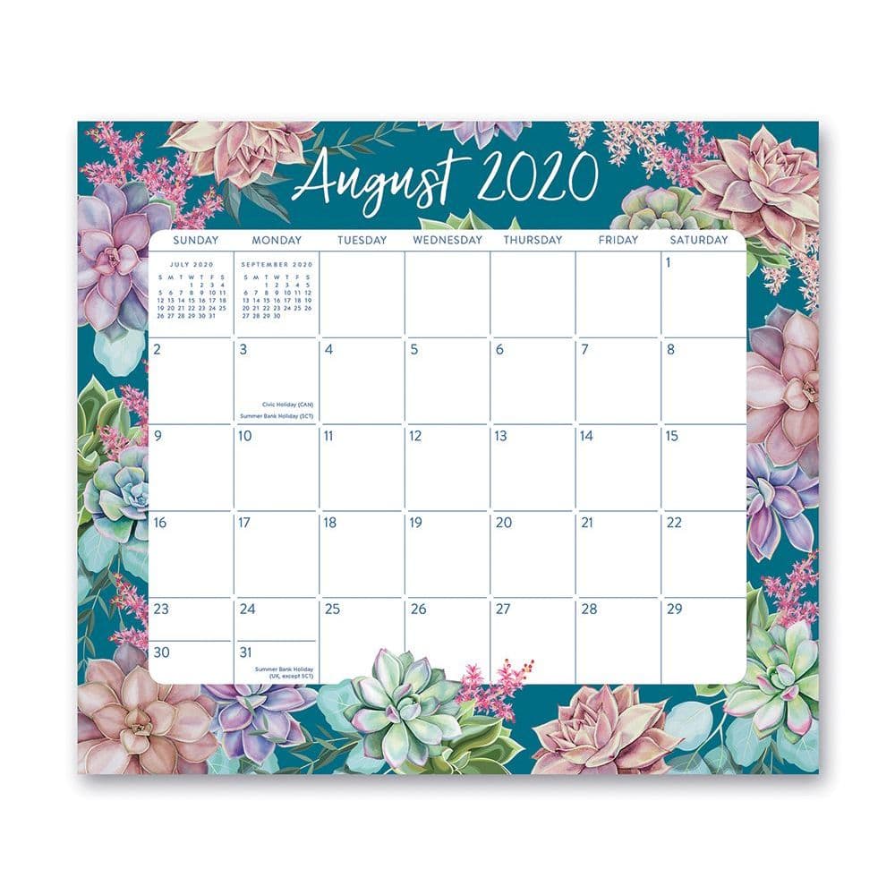 2021 Succulent Magnetic Wall Calendar