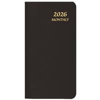 image Black Monthly 2026 Pocket Planner Main Product Image
