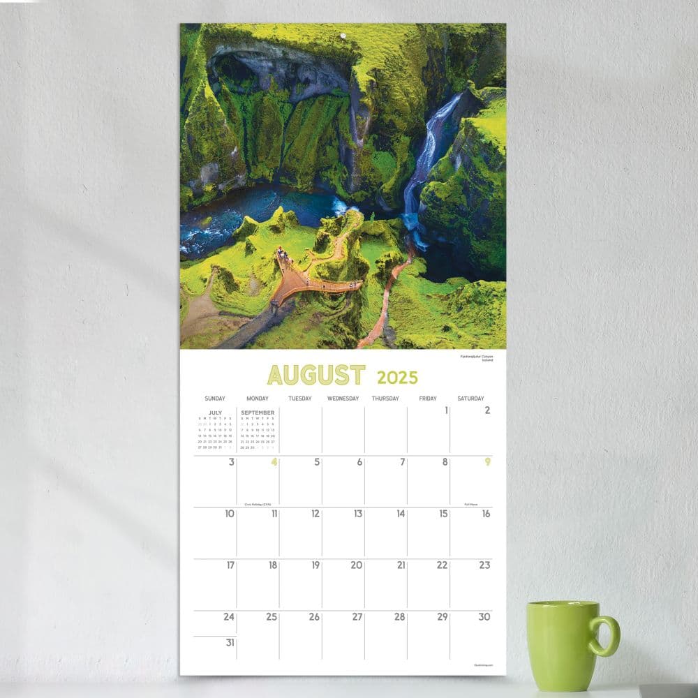 Landscapes 2025 Wall Calendar Third Alternate Image