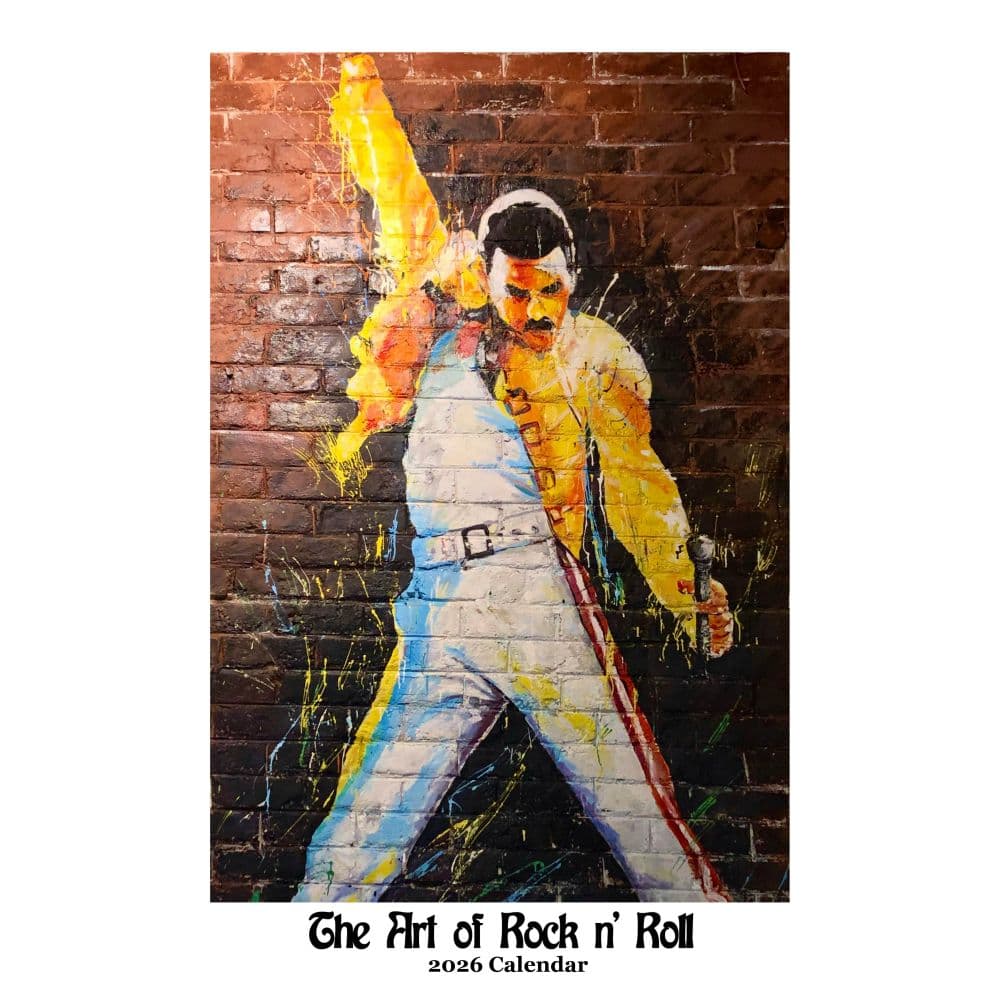 Art of Rock and Roll 2026 Wall Calendar Main Product Image