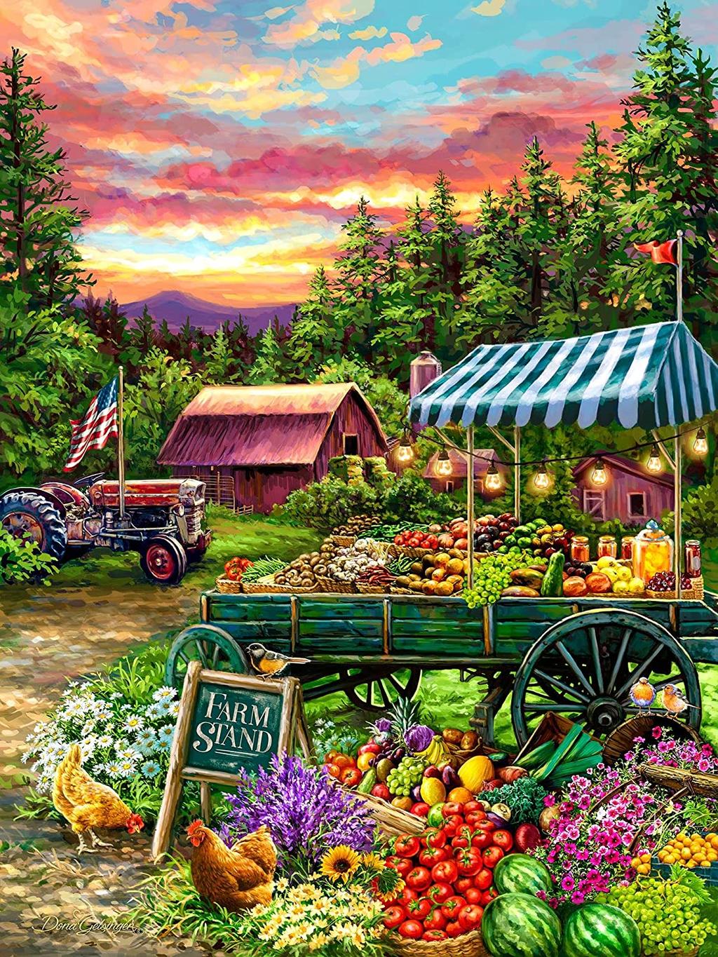 Fruit Stand 500 Piece Puzzle Alternate Image 1