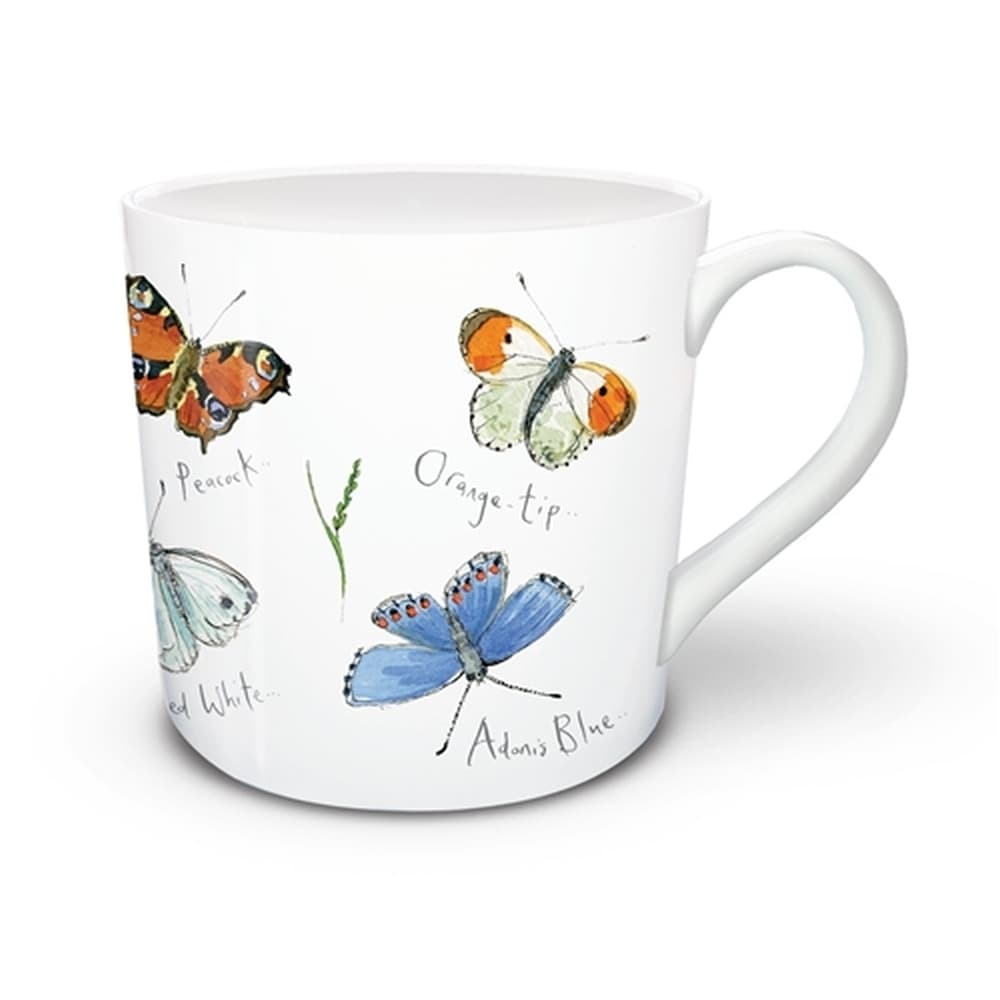 Madeleine Floyd Mixed Butterflies 9 oz. Fine China Mug Main Image