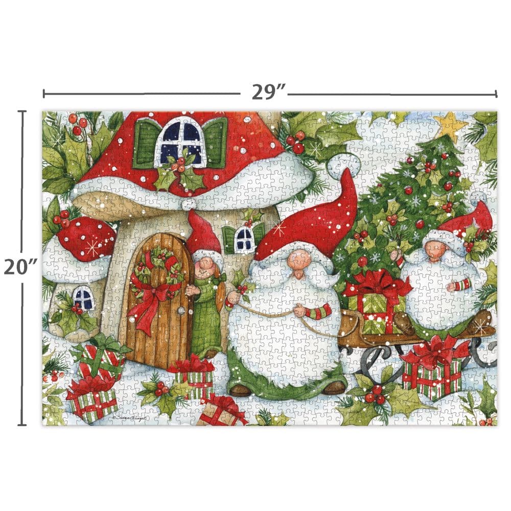 Holiday Gnomes 1000 Piece Puzzle Fifth Alternate Image