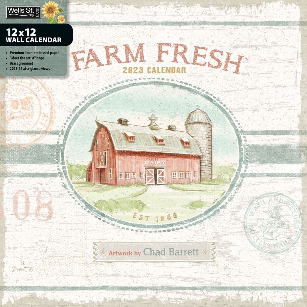 Farm Fresh 2023 Wall Calendar - Calendars.com