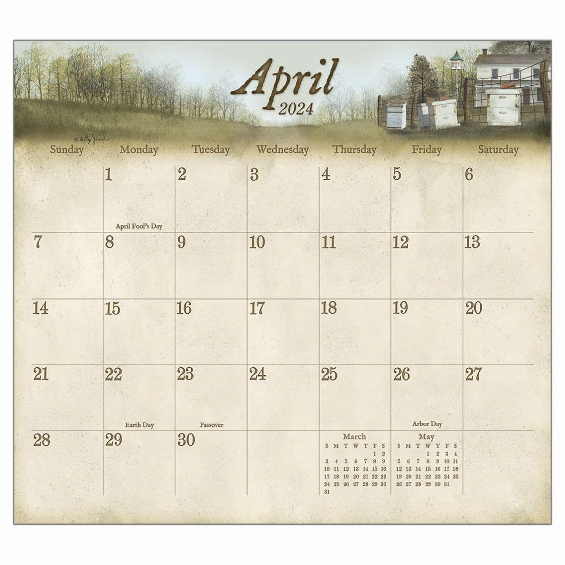 Road Home 2024 Wall Calendar