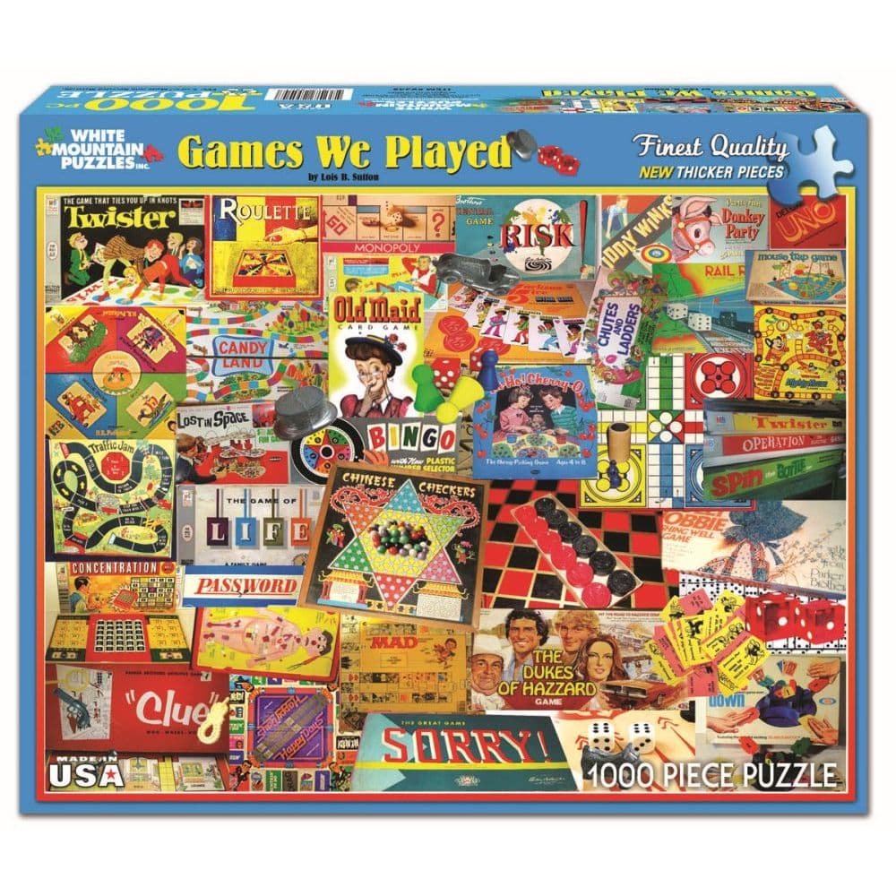 Games We Played 1000 Piece Puzzle Main Image