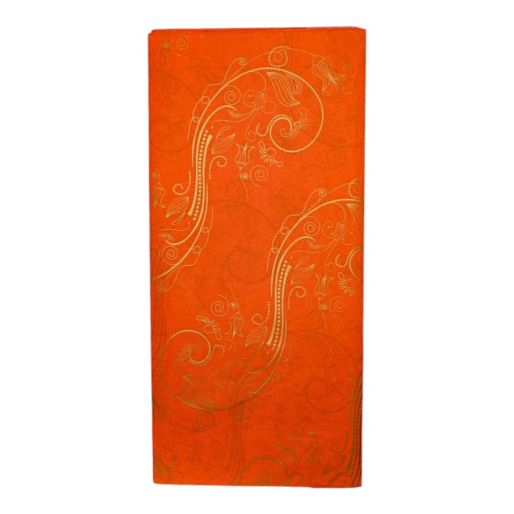 Orchids Orange Tissue Paper Second Alternate Image